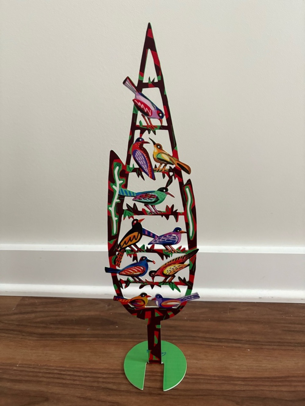David Gerstein (b. 1944) Metal Birds Cypress Tree Pop Art - Picture 5 of 11